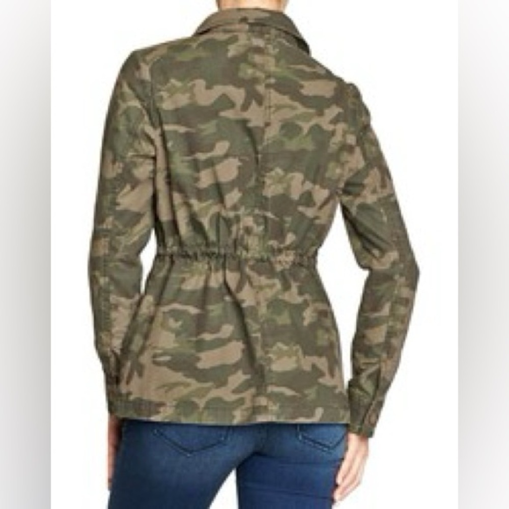 Old Navy Army Green Camo Lightweight Cinched Jacket - Picture 2 of 7